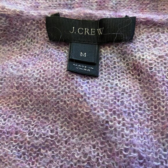 J. Crew Purple Cardigan Sweater - Picture 2 of 4